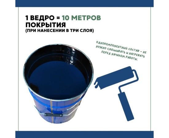 Жидкая резина для гидроизоляции HAVEG ведро 20 л HG20 – изображение 11