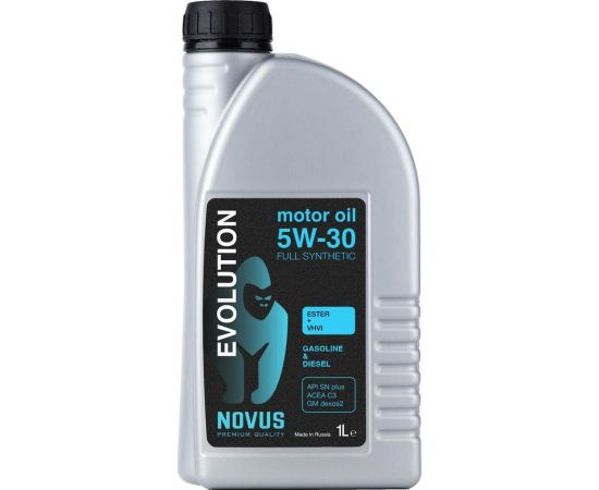 Моторное масло Новус NOVUS EVOLUTION 5W-30 1L (ESTER+AN+VHVI) ACEA C2/C3 EVO202201 