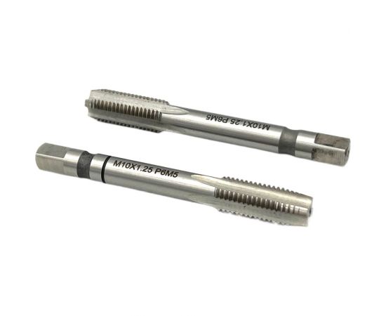 Машинно-ручной метчик TORNERI М10х1.25 комплект из 2-х штук Р6М5 019798 