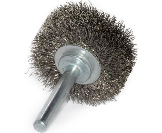 Щетка дисковая с хвостовиком волнистая 40x17x0.2 мм, INOX ПрофТим НА4017-IN-02 