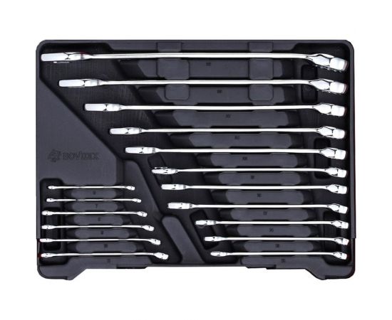Набор комбинированных ключей, 18шт, без кейса BOVIDIX 380301801/0 