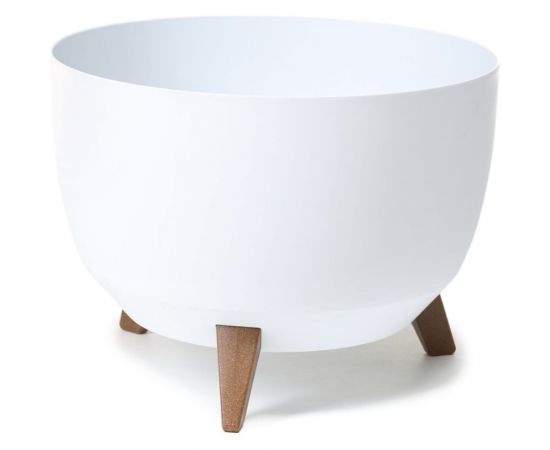 Кашпо на ножках LAMELA Sp.z o. ROMA 797 24х19 см, белое 064364 