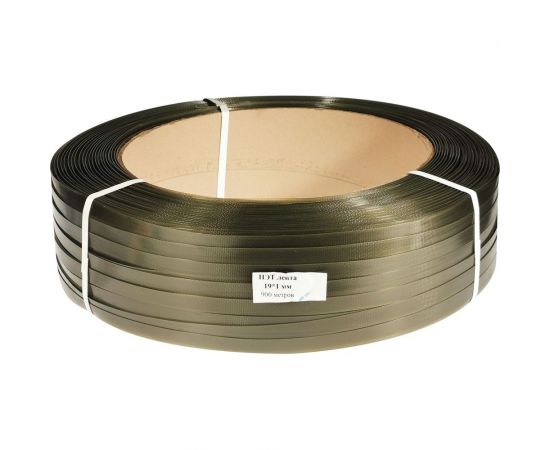 Лента ПЭТ КОРДЛЕНД 19x1 мм, 0,9 км, 720 кгс, зеленый М PET-00095 