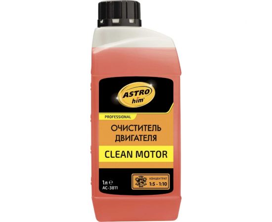 Очиститель двигателя Astrohim clean motor, концентрат 1:5-1:10 AC3811 