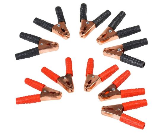 Зажимы (крокодилы) для пусковых проводов Airline S 150А, 10х9 см, 10 штук SA150P10 