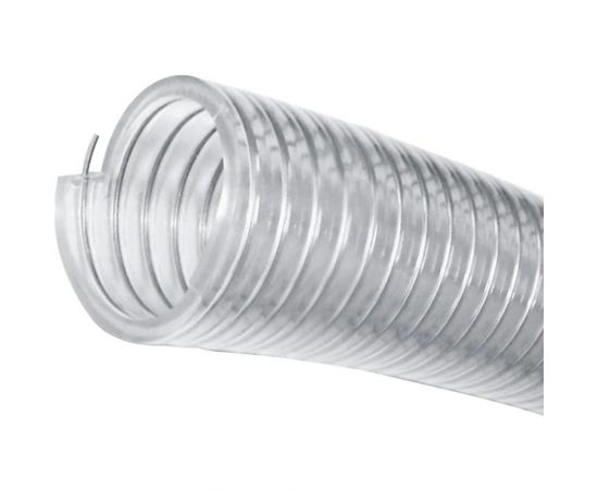 Прозрачный нап.-всас. ПВХ рукав TITAN LOCK ""LADOGA"" армированный стальной спиралью, внутренний диаметр 10 мм пищевой 20 метров TL010LG_20 