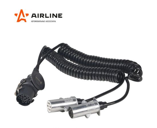 Кабель прицепа 4.5 м, 24 В, адаптер 15 контактов на тип-N/7 контактов и тип-S/7 контактов Airline ATE-16 – изображение 3