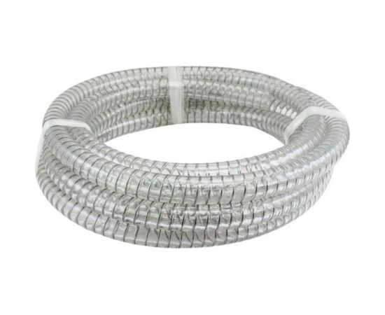 Прозрачный нап.-всас. ПВХ рукав TITAN LOCK ""LADOGA"" армированный стальной спиралью, внутренний диаметр 10 мм пищевой 20 метров TL010LG_20 – изображение 2