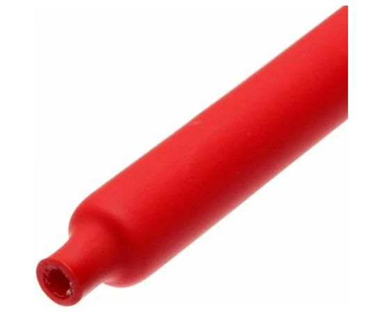 Трубка ТНТ КВТ 12 на 6 красная нарезка 1 м 82985 – изображение 2