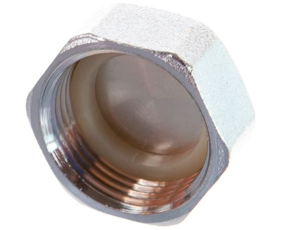 Заглушка хром для коллектора FAR ВР 1" FK 4100 1 – изображение 2