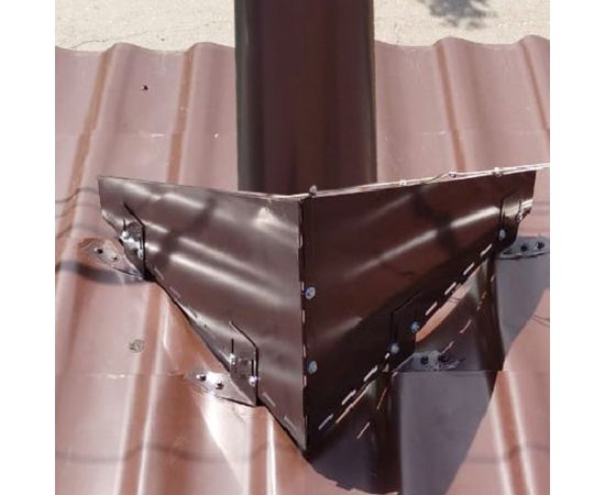 Снегорассекатель РОССТИН H400 Ст3-1,0 (коричневый; на ножках) срн-400-ст3 – изображение 5