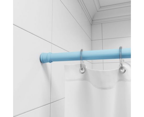 Карниз для ванной комнаты Milardo 110-200 см, голубой, 011A200M14 – изображение 3