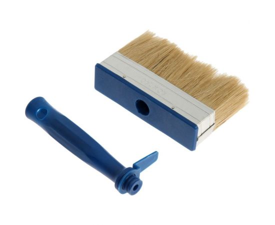 Кисть-макловица ТУНДРА смешанная щетина, пластиковая ручка, 40 х 140 мм 881576 – изображение 2