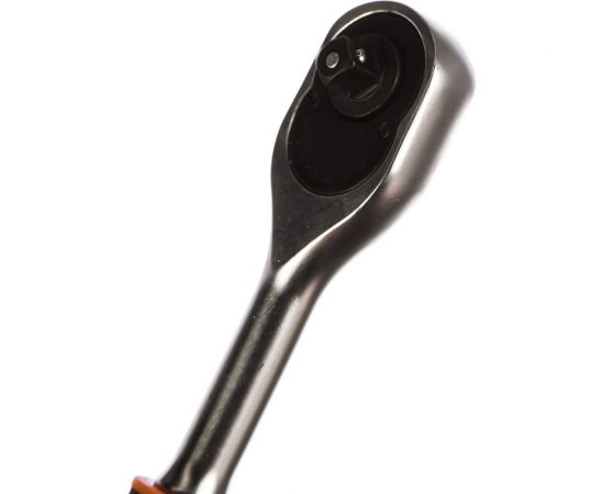 Трещотка 1/4 дюйма, 45 зубов 155мм с двухкомпонентной ручкой AV Steel AV-508611 – изображение 3