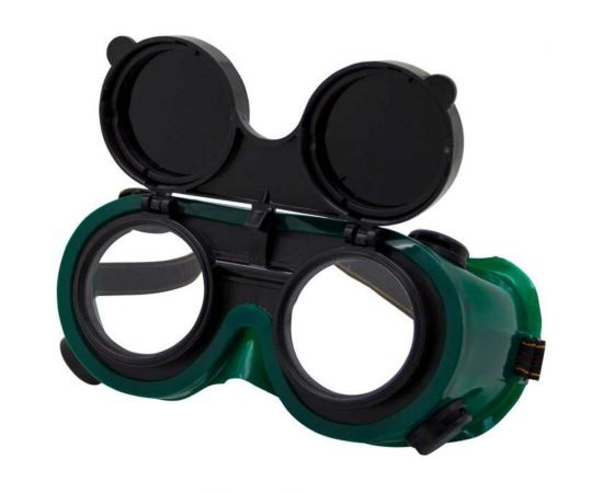 Очки газосварщика с откидными стеклами Optima XL34302 – изображение 2