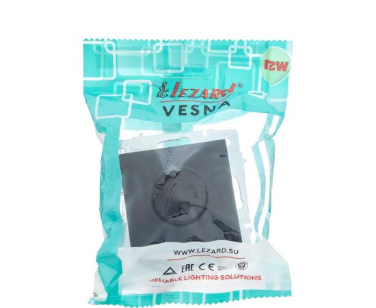 Диммер Lezard VESNA 1000W, чёрный бархат 742-4288-157 – изображение 2