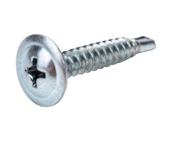 Саморез с прессшайбой STARFIX 4,2x25 мм, цинк, со сверлом, 100 шт. SMP1-50351-100 – изображение 2