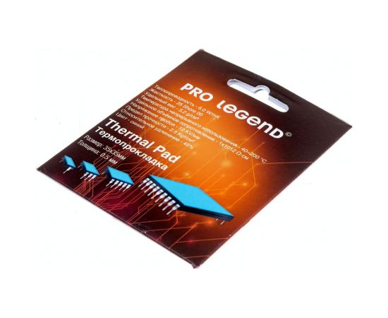 Термопрокладка (35x35x0.5 мм; 6 wmk; 25 shore OO) Pro Legend PL4200 – изображение 2