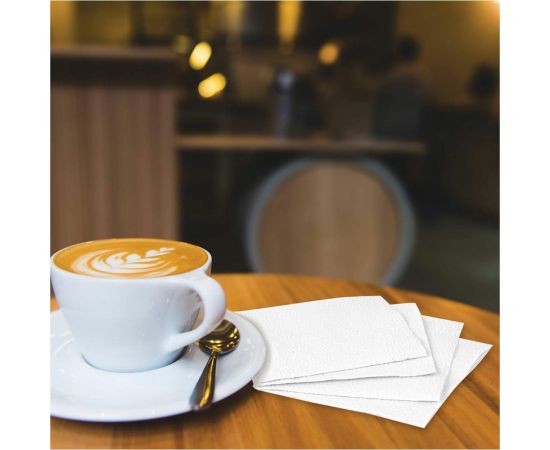 Бумажные салфетки ЛАЙМА белые, 24х24см, целлюлоза, 250 шт. 128728 – изображение 7