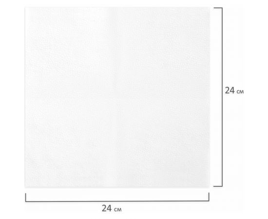 Бумажные салфетки ЛАЙМА белые, 24х24см, целлюлоза, 250 шт. 128728 – изображение 6