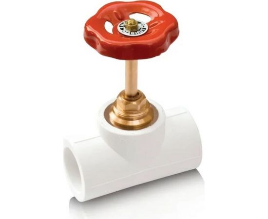 Вентильный кран Blue Ocean полипропиленовый, тип 2 - 75 PPRF/SV-2(W)-75 