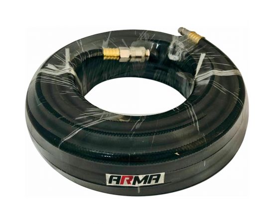 Шланг резиновый армированный с быстросъемными соединениями профи (10 м; 6х13 мм) ARMA 6*13*10М AB-09-10 