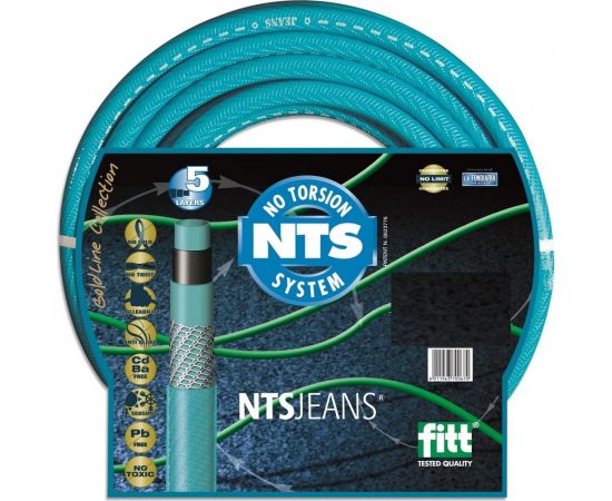 Пищевой противоскручивающийся шланг FITT NTS JEANS 1" 25м. 