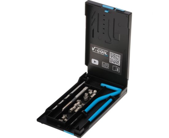 Набор для восстановления резьбы VOELKEL V-Coil М6,0x1,0, 24 пр. V04010 