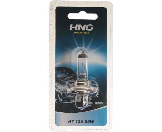 Автолампа HNG H7 55 PX26d блистер 12V HNG-12755бл 