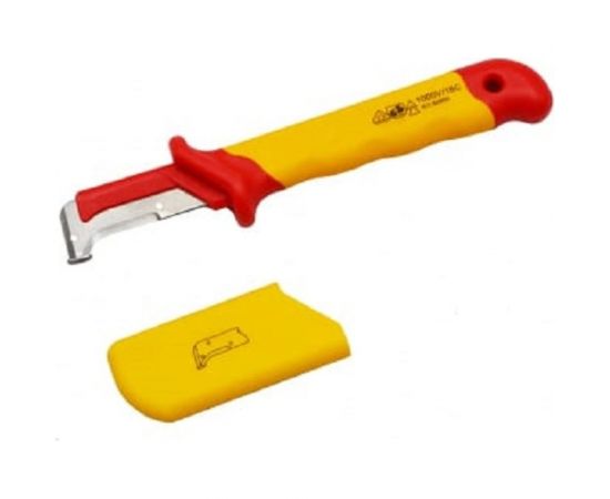 Изолированный кабельный нож BIST с пяткой, VDE, до 1000 В BWD520C-02 