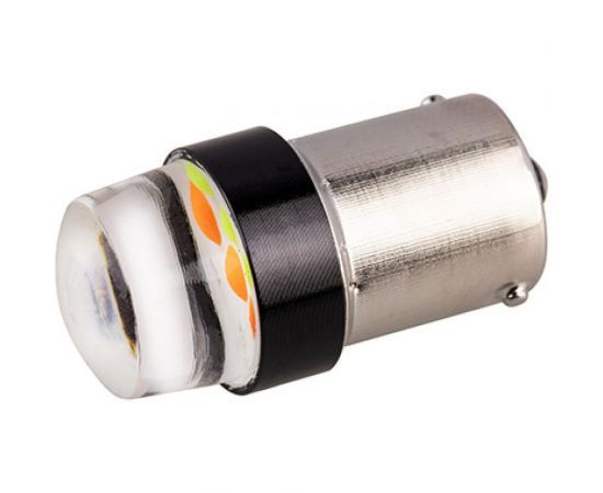 Автолампа SKYWAY диод S25 (P21/5W) 12V 9 COB диода BAY15d, 2-конт. белая S08201535 