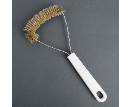 Щётка для чистки посуды и решёток-гриль Доляна металлическая щетина, 25х11 см 3565818 