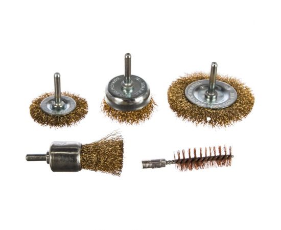 Набор щеток зачистных для дрели №3, 5 шт., 25/50/50/75/16 мм АвтоDело 44023 11846 
