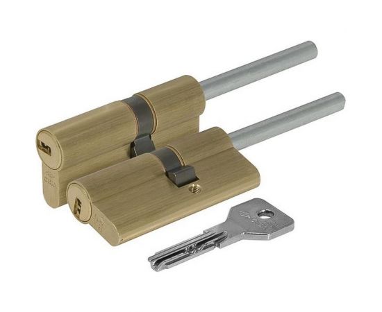 Цилиндровый механизм под вертушку CISA дл. шток ASIX OE307-12.00 70 мм/35+10+25, ЛАТУНЬ 23911 