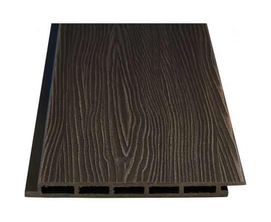 Сайдинг Groentec ДПК 180-14-3000 с тиснением 3D, Венге SW3D 180-14-3000 – изображение 2