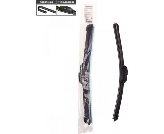 Щетка стеклоочистителя бескаркасная в пакете 30см/12" SKYWAY S02704001 – изображение 3