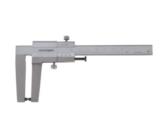 Штангенциркуль для тормозных дисков WIEDERKRAFT 0-60 мм, 0.1 мм, губки 55 мм WDK-DB601 – изображение 3