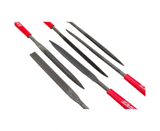 Набор разнопрофильных надфилей Forsage 6 предметов (L-180 мм, d5 мм), в блистере F-6162 50152 – изображение 3