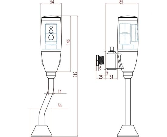 Устройство автоматического слива воды для писсуара Kopfgescheit KG6329 – изображение 3