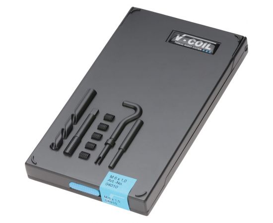 Набор для восстановления резьбы VOELKEL V-Coil М6,0x1,0, 24 пр. V04010 – изображение 4