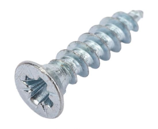 Саморез КРЕП-КОМП белый цинк, POZY, 2,5x12, 500 шт. бд2512мф – изображение 4