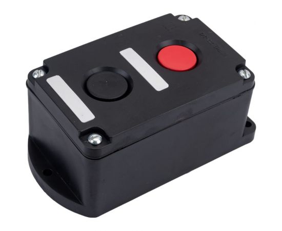 Кнопочный пост ПКЕ TDM 222-2 У2, красная и черная кнопки, IP54 SQ0742-0011 – изображение 3