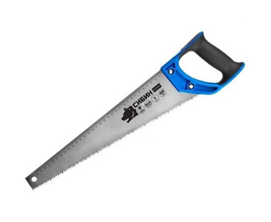 Ножовка по дереву шаг 5 TPI 4.5 мм 400мм СИБИН 15055-40 – изображение 3