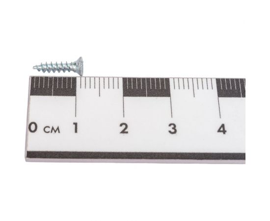 Саморез КРЕП-КОМП белый цинк, POZY, 2,5x12, 500 шт. бд2512мф – изображение 2