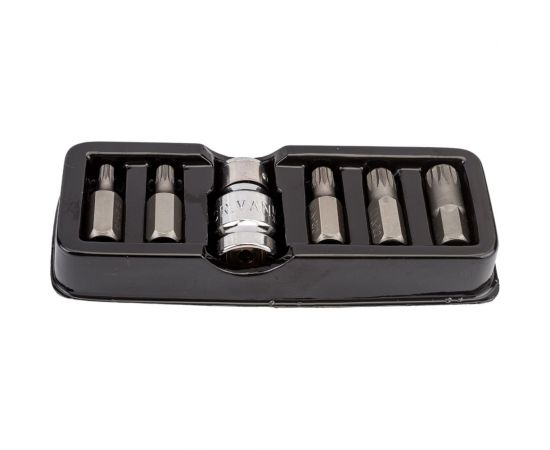 Набор бит (6 предметов; М 5-12 сплайн) СЕРВИС КЛЮЧ 76436 – изображение 4