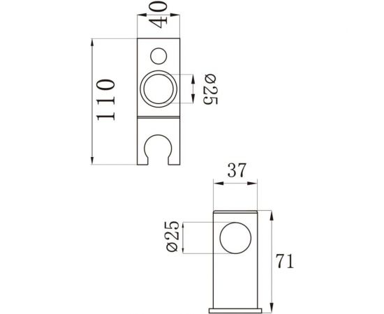 Душевая штанга AV Engineering AVSSS-055 – изображение 4