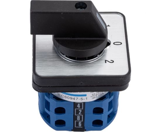 Переключатель CHINT кулачковый LW32-10/2 10А 2Р "1-0-2" 425137 – изображение 3