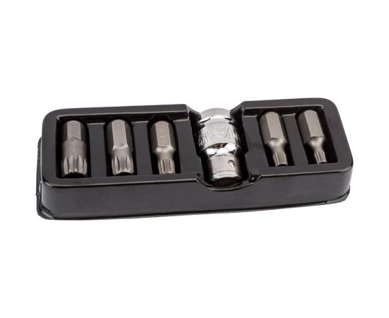 Набор бит (6 предметов; М 5-12 сплайн) СЕРВИС КЛЮЧ 76436 – изображение 5