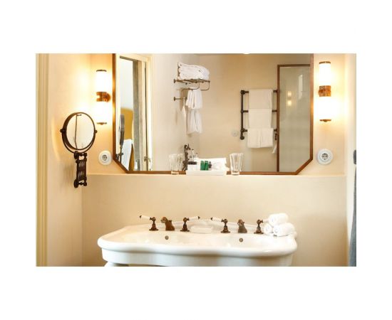 Розетка Retrika ретро, керамика, серия Colony, с заземляющим контактом, белый RS1-80001 – изображение 4