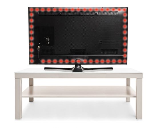 Светодиодная лента Lamper LED USB 5В, 1 м, 8 мм, IP65, SMD 2835, 60 LED/m, свет красный 141-381 – изображение 9